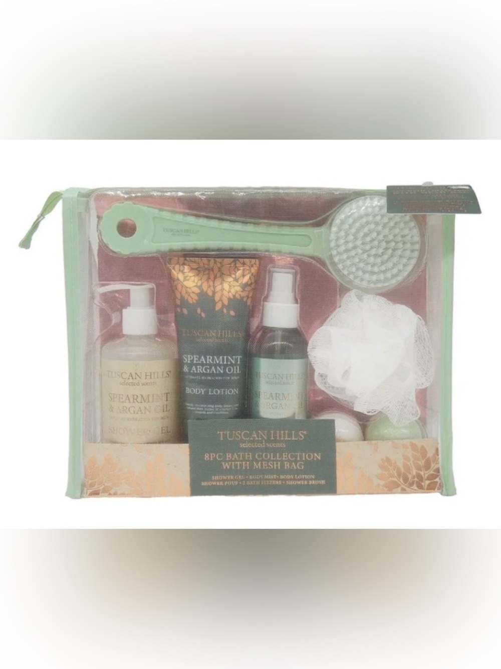Spearmint & Argan Oil Bath & Body Gift Set  ~New~ never opened